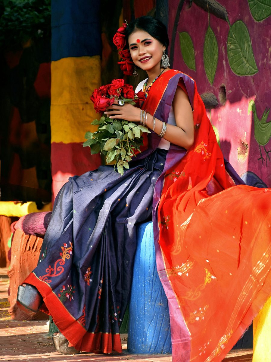 Rose Garden Festive Saree